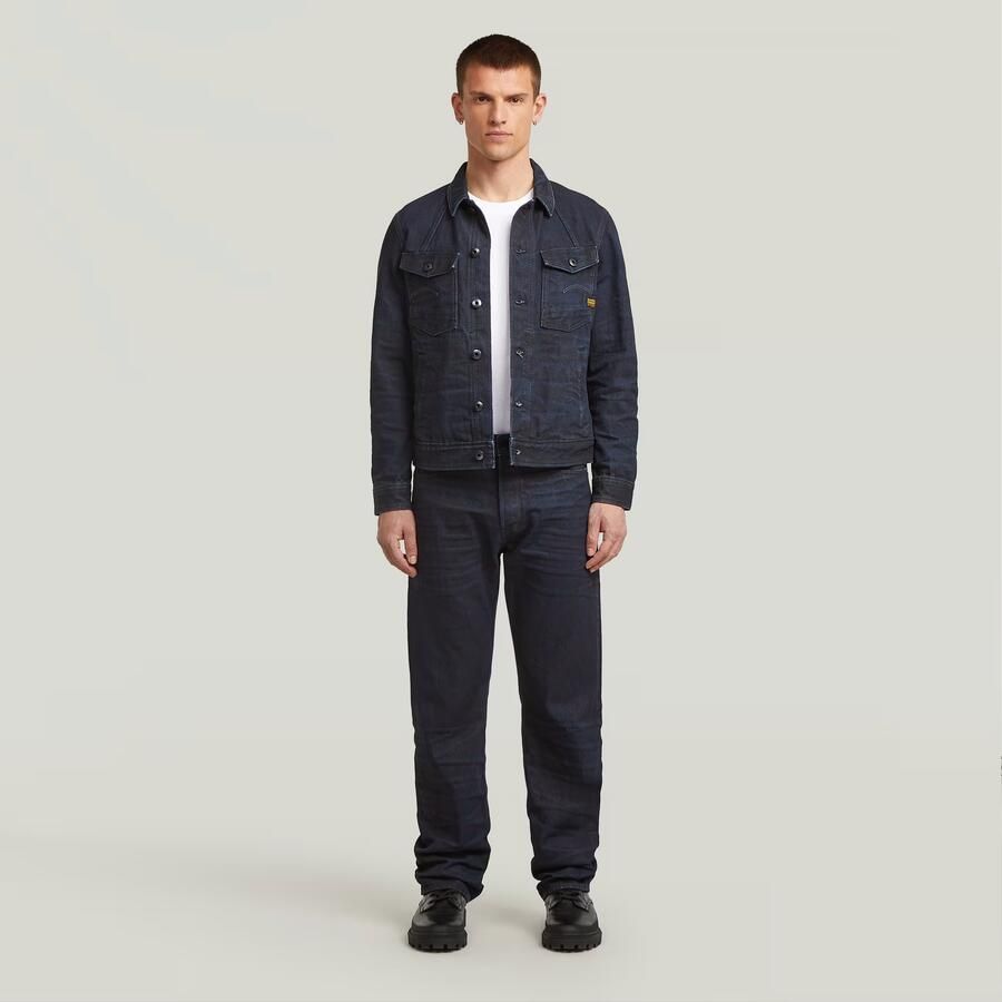 G-Star RAW Dakota Regular Straight Jeans Donkerblauw Heren - Foto 3