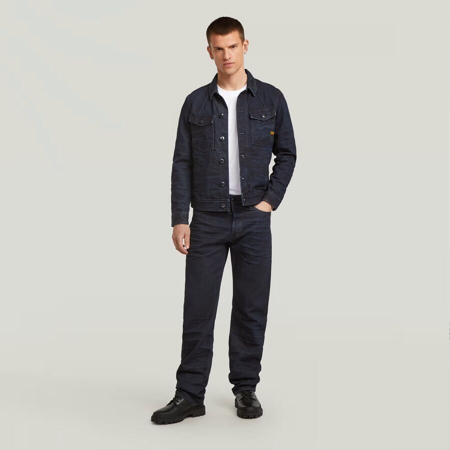 G-Star RAW Dakota Regular Straight Jeans Donkerblauw Heren - Foto 5