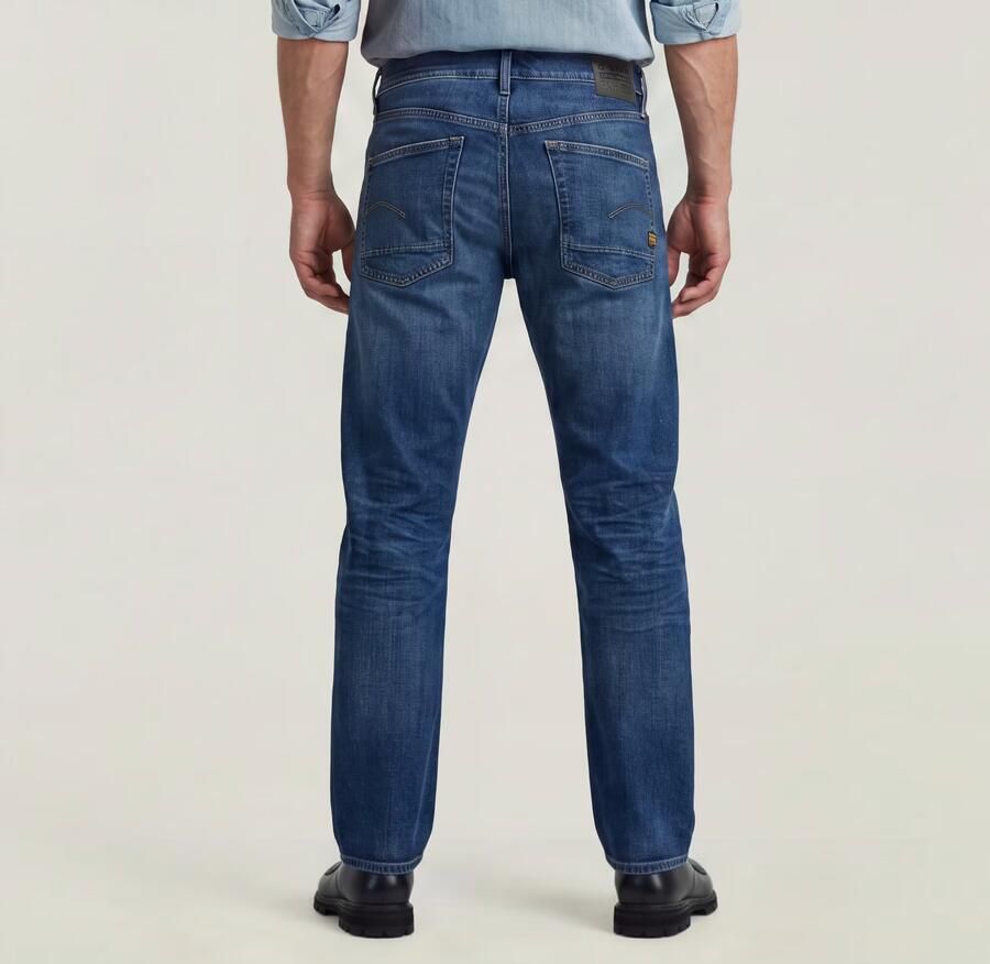 G-Star RAW Dakota Regular Straight Jeans Donkerblauw Heren - Foto 11
