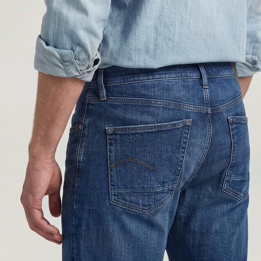 G-Star RAW Dakota Regular Straight Jeans Donkerblauw Heren - Foto 9
