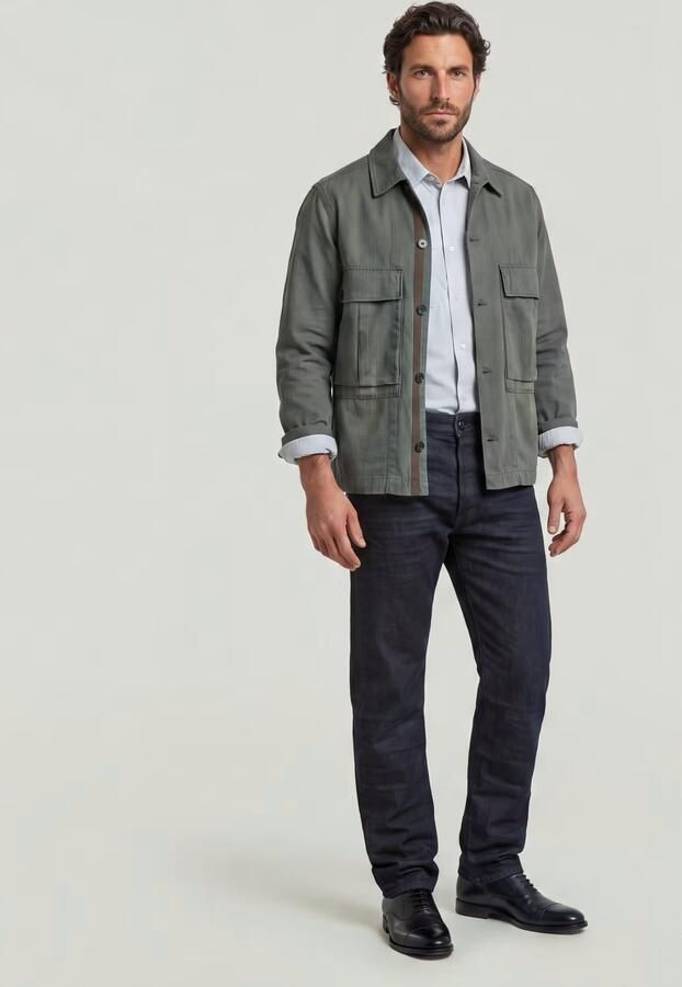 G-Star RAW Dakota Regular Straight Jeans Donkerblauw Heren - Foto 5