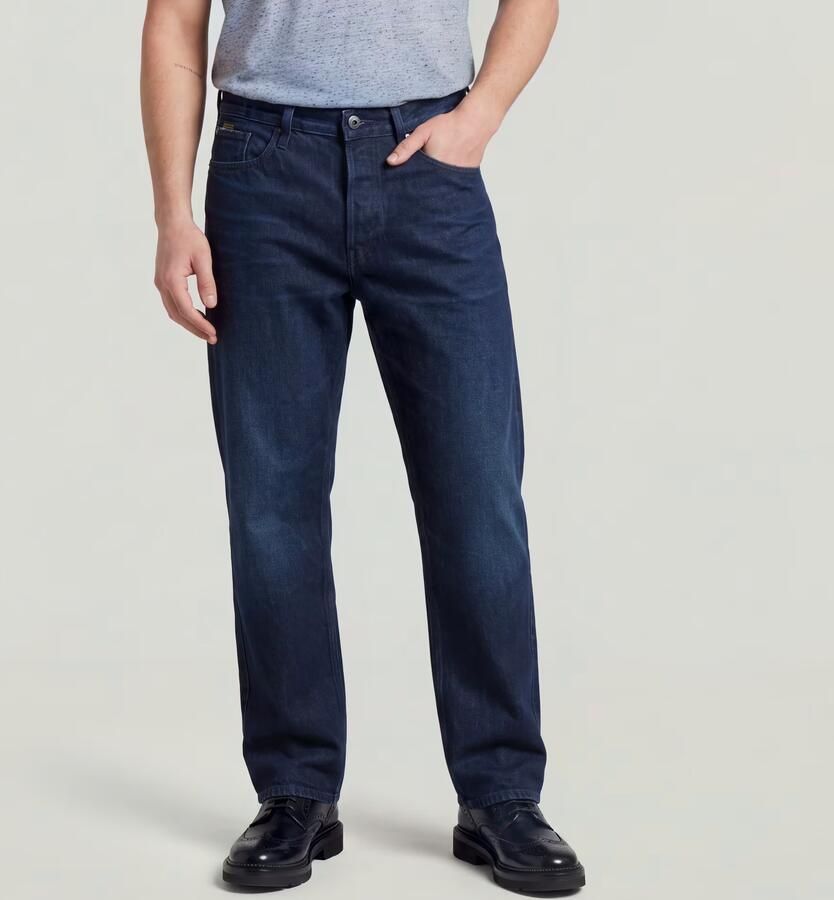 G-Star RAW Dakota Regular Straight Jeans Donkerblauw Heren - Foto 5