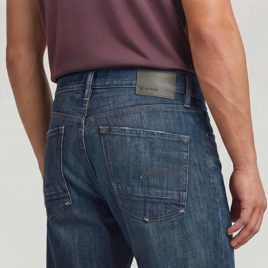 G-Star RAW Dakota Regular Straight Jeans Donkerblauw Heren - Foto 4