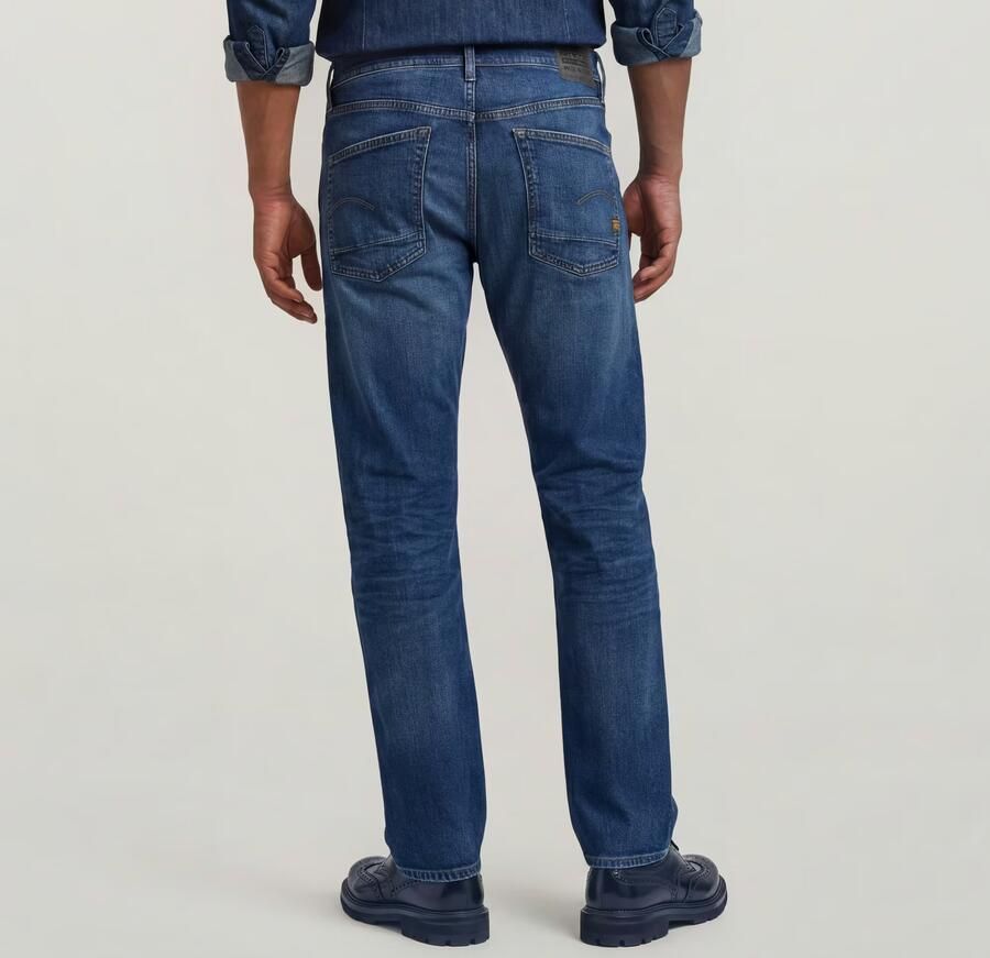 G-Star RAW Dakota Regular Straight Jeans Donkerblauw Heren - Foto 11