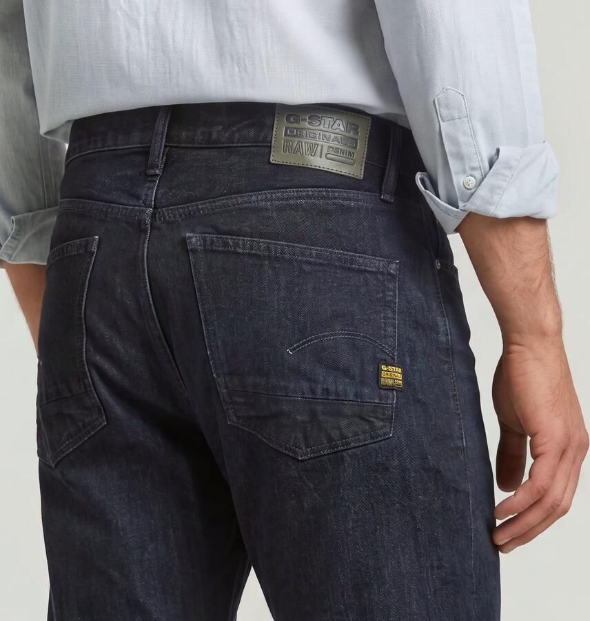 G-Star RAW Dakota Regular Straight Jeans Donkerblauw Heren - Foto 4
