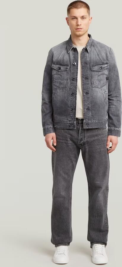 G-Star RAW Dakota Regular Straight Jeans Grijs Heren - Foto 6