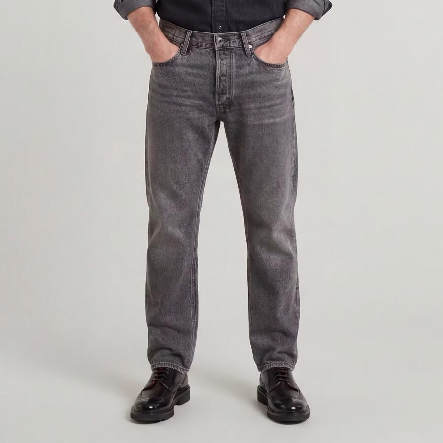 G-STAR RAW Heren Jeans Dakota Regular Straight Antraciet - Foto 9