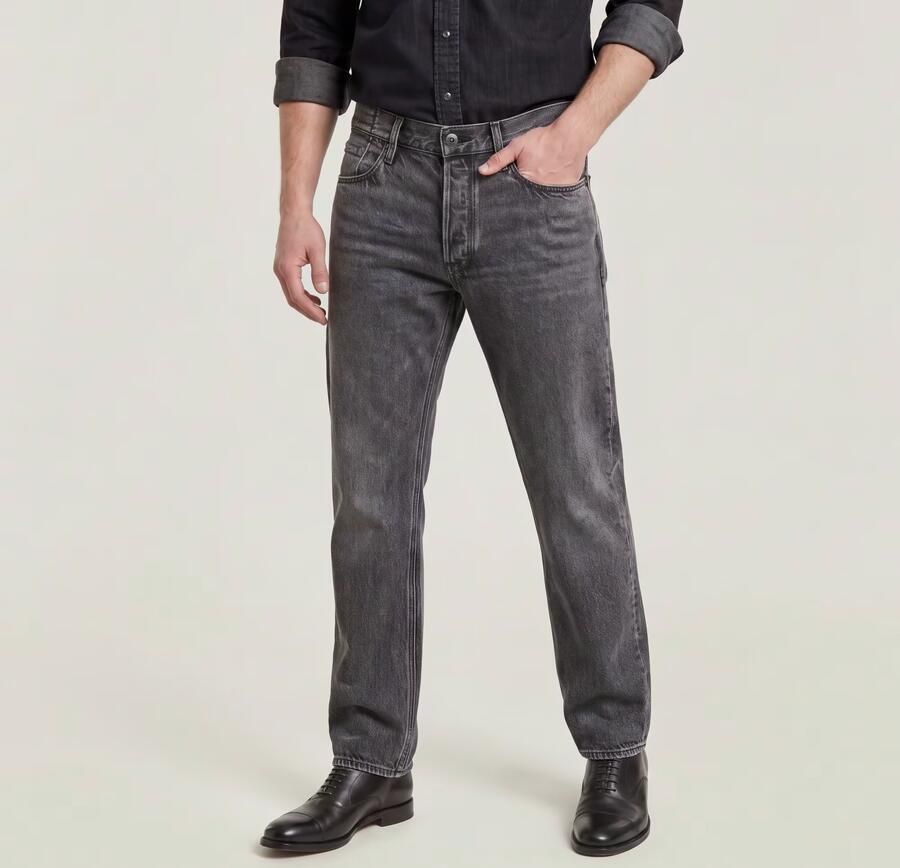G-Star Raw Straight Jeans D23691-D933 DAKOTA REGULAR STRAIGHT-H087 FADED EOLITH GREY - Foto 10