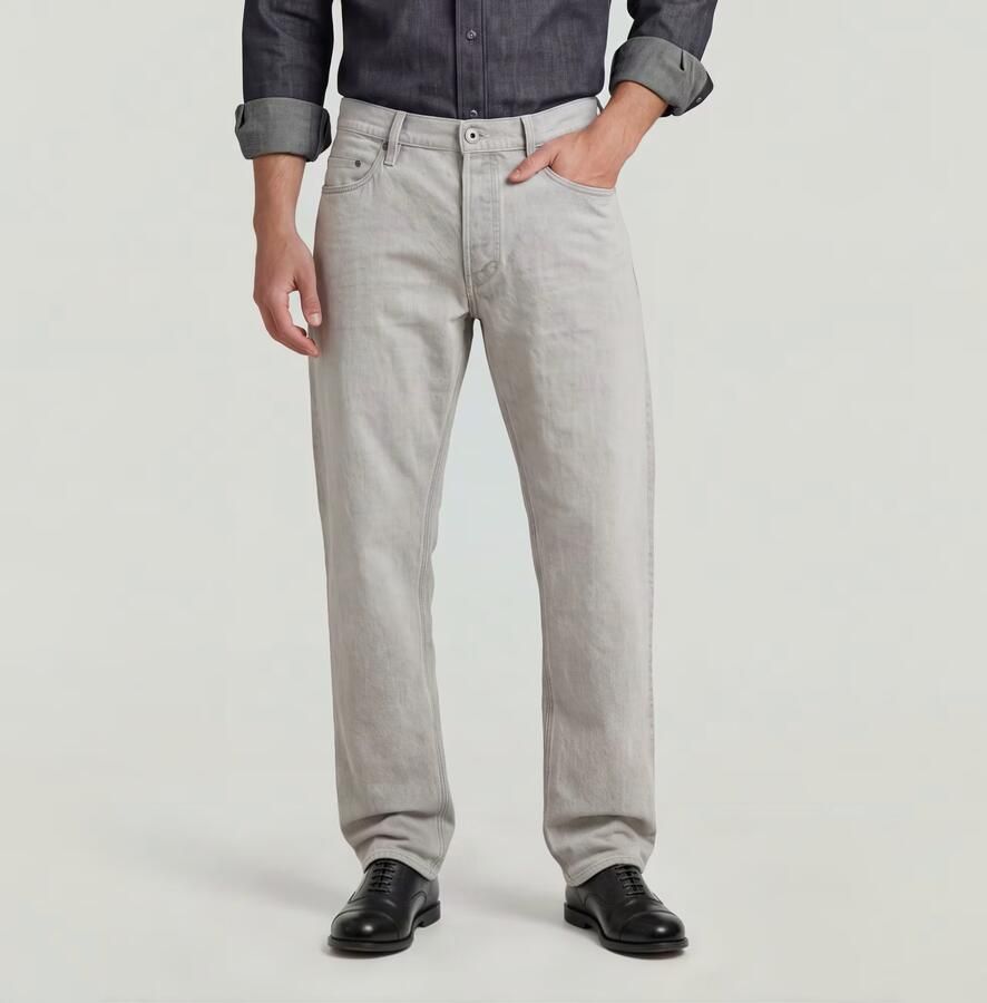 G-STAR Dakota straight leg jeans beached faded dolomite grey - Foto 8