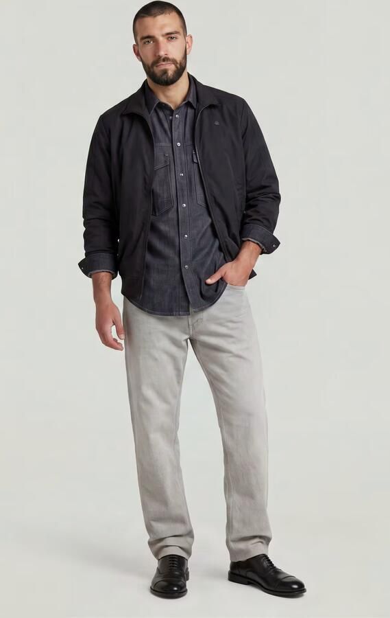 G-STAR Dakota straight leg jeans beached faded dolomite grey - Foto 9