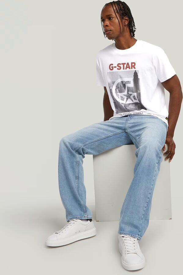 G-Star RAW Dakota Regular Straight Jeans Lichtblauw Heren - Foto 4