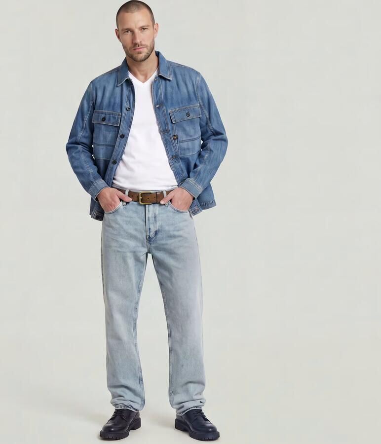 G-Star RAW Dakota Regular Straight Jeans Lichtblauw Heren - Foto 8