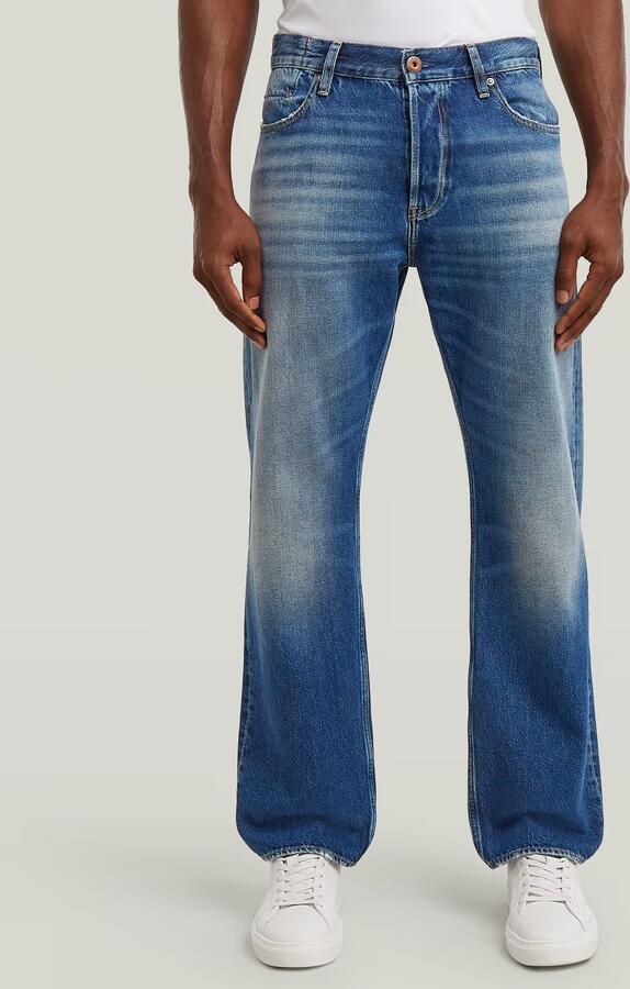 G-Star RAW Dakota Regular Straight Jeans Midden blauw Heren - Foto 7