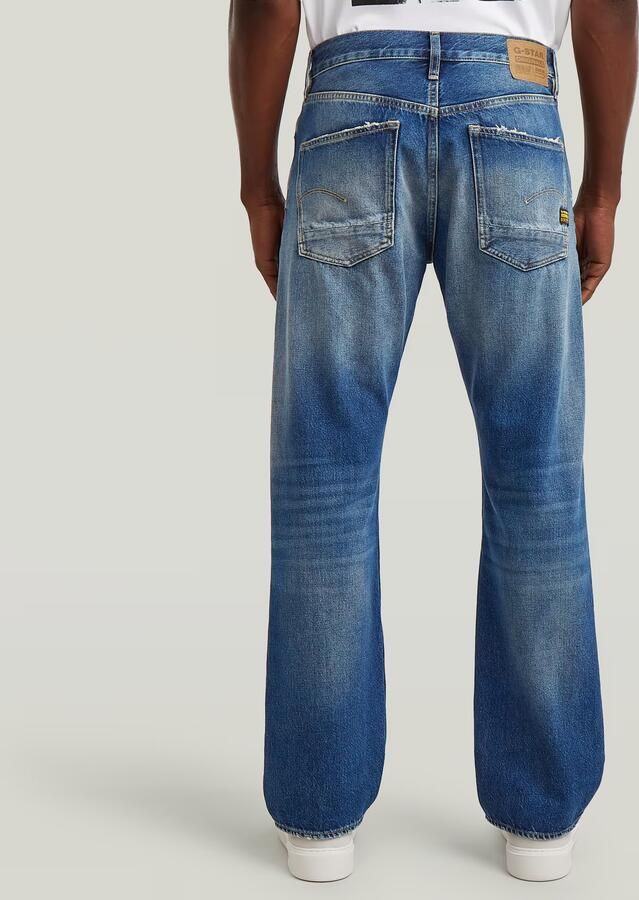 G-Star RAW Dakota Regular Straight Jeans Midden blauw Heren - Foto 4