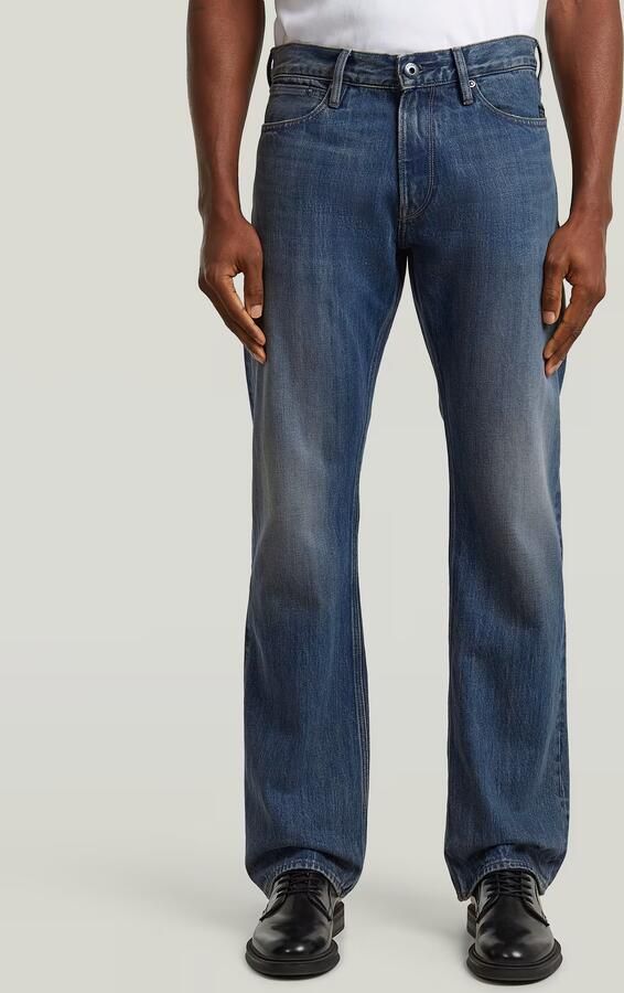 G-Star RAW Dakota Regular Straight Jeans Midden blauw Heren