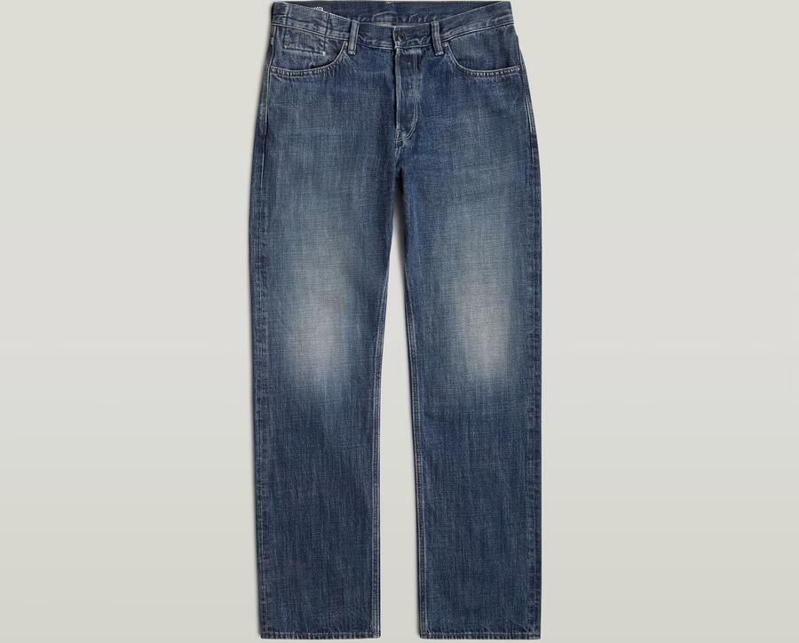 G-Star RAW Dakota Regular Straight Jeans Midden blauw Heren - Foto 4