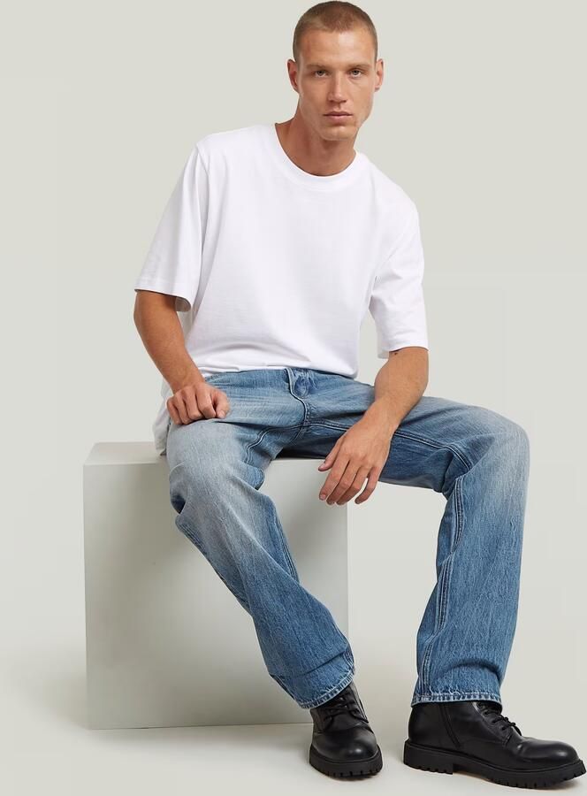 G-Star RAW Dakota Regular Straight Jeans Midden blauw Heren - Foto 7