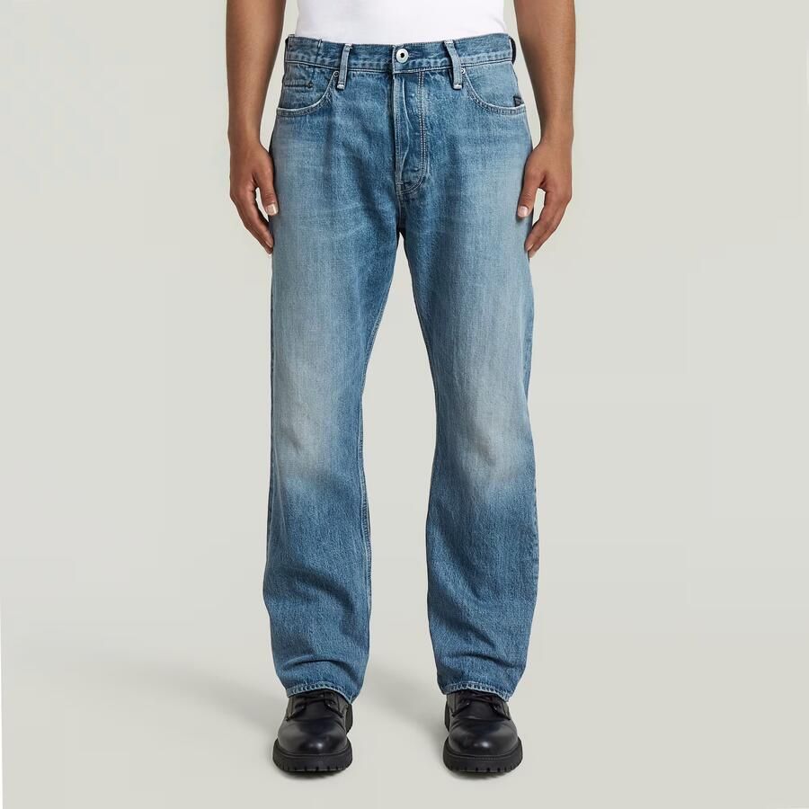 G-Star RAW Dakota Regular Straight Jeans Midden blauw Heren