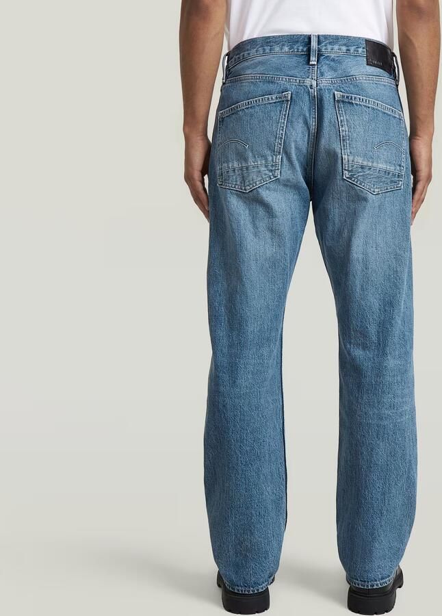 G-Star RAW Dakota Regular Straight Jeans Midden blauw Heren - Foto 5