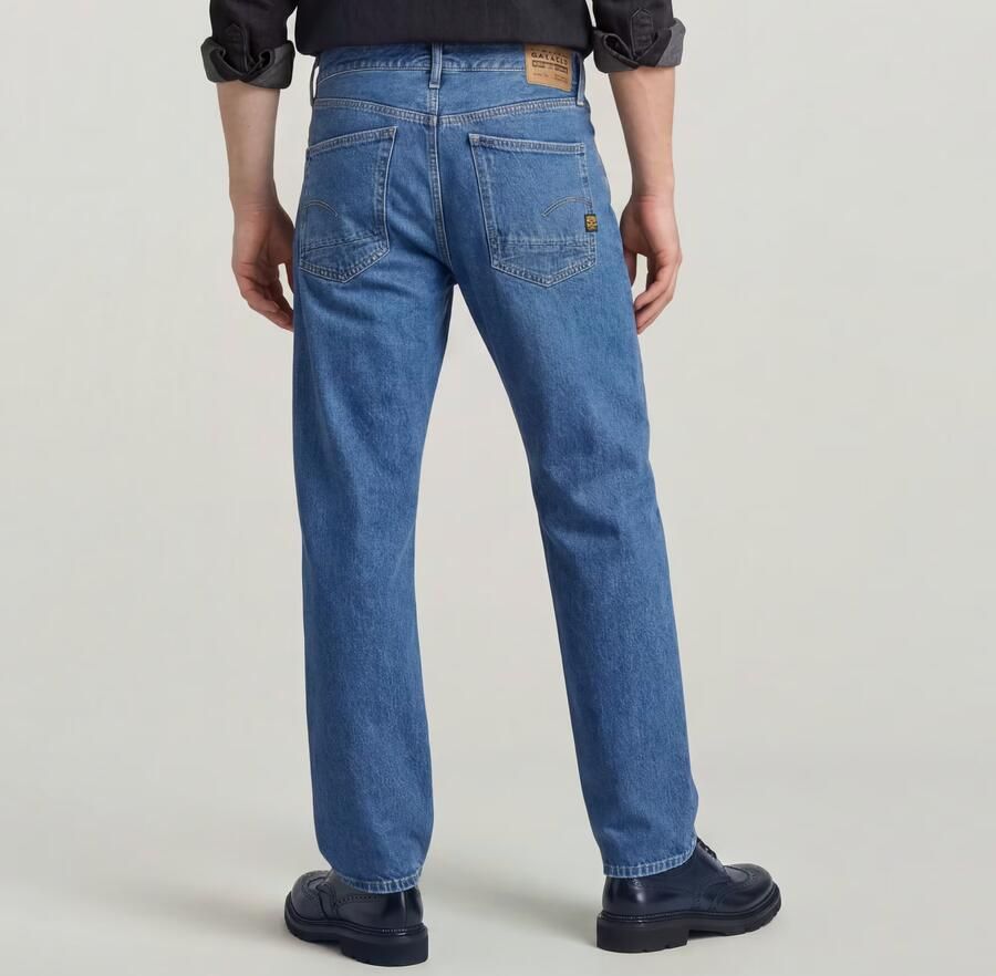 G-Star RAW Dakota Regular Straight Jeans Midden blauw Heren - Foto 8