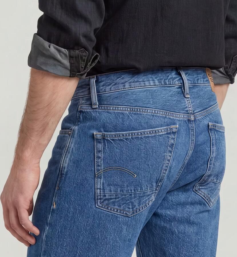G-Star RAW Dakota Regular Straight Jeans Midden blauw Heren - Foto 9
