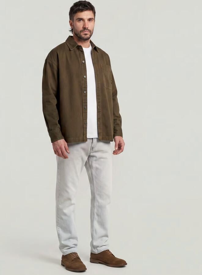 G-Star RAW Dakota Regular Straight Jeans Midden blauw Heren - Foto 6