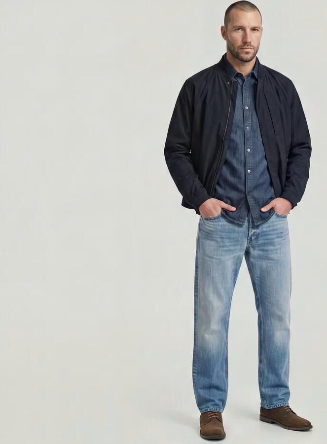 G-Star RAW Dakota Regular Straight Jeans Midden blauw Heren - Foto 11