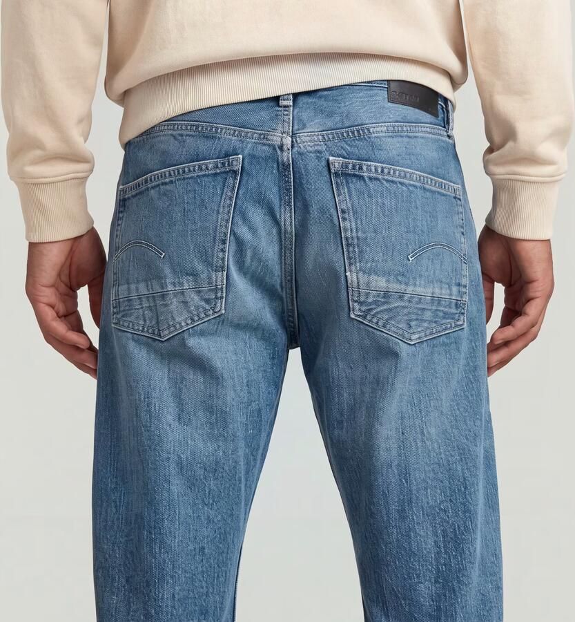 G-Star RAW Dakota Regular Straight Jeans Midden blauw Heren - Foto 6