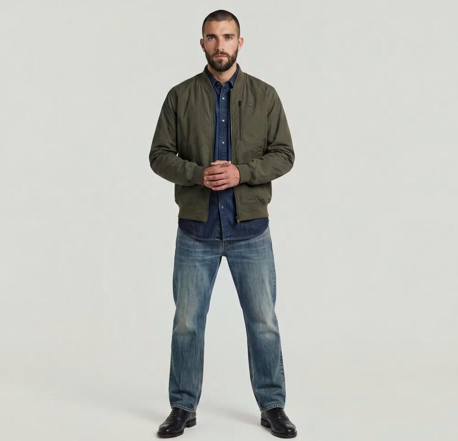 G-Star RAW Dakota Regular Straight Jeans Midden blauw Heren - Foto 6