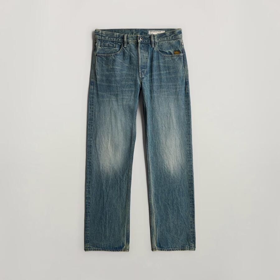 G-Star RAW Dakota Regular Straight Jeans Midden blauw Heren - Foto 2