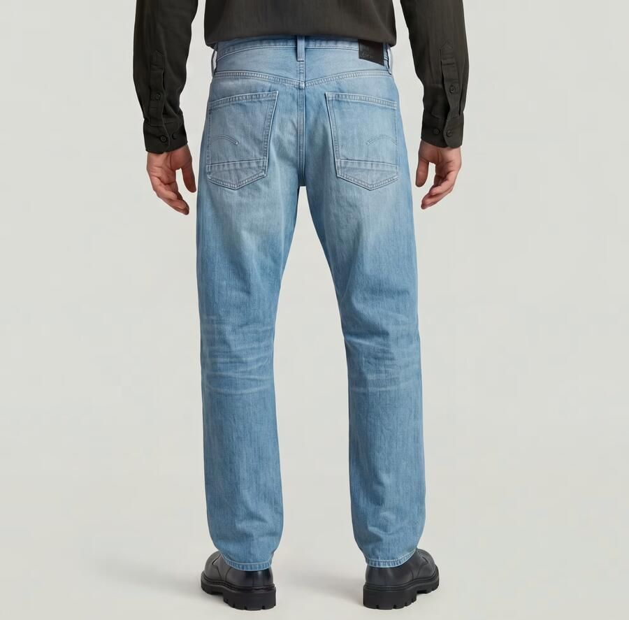 G-Star RAW Dakota Regular Straight Jeans Midden blauw Heren - Foto 3