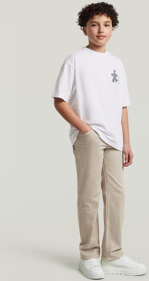 G-Star RAW Dakota Regular Straight Jeans voor jongens Grijs jongens - Foto 5