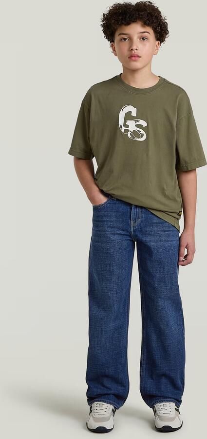 G-Star RAW Dakota Regular Straight Jeans voor jongens Midden blauw jongens - Foto 5