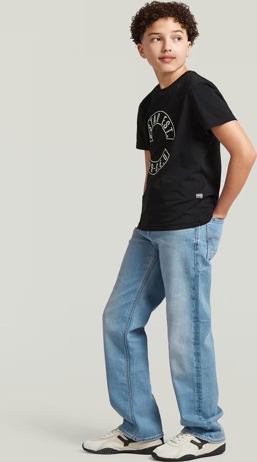 G-Star RAW Dakota Regular Straight Jeans voor jongens Midden blauw jongens - Foto 7
