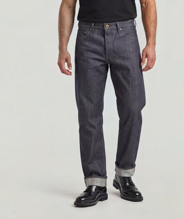 G-Star RAW Dakota Regular Straight Selvedge Jeans Donkerblauw Heren - Foto 5