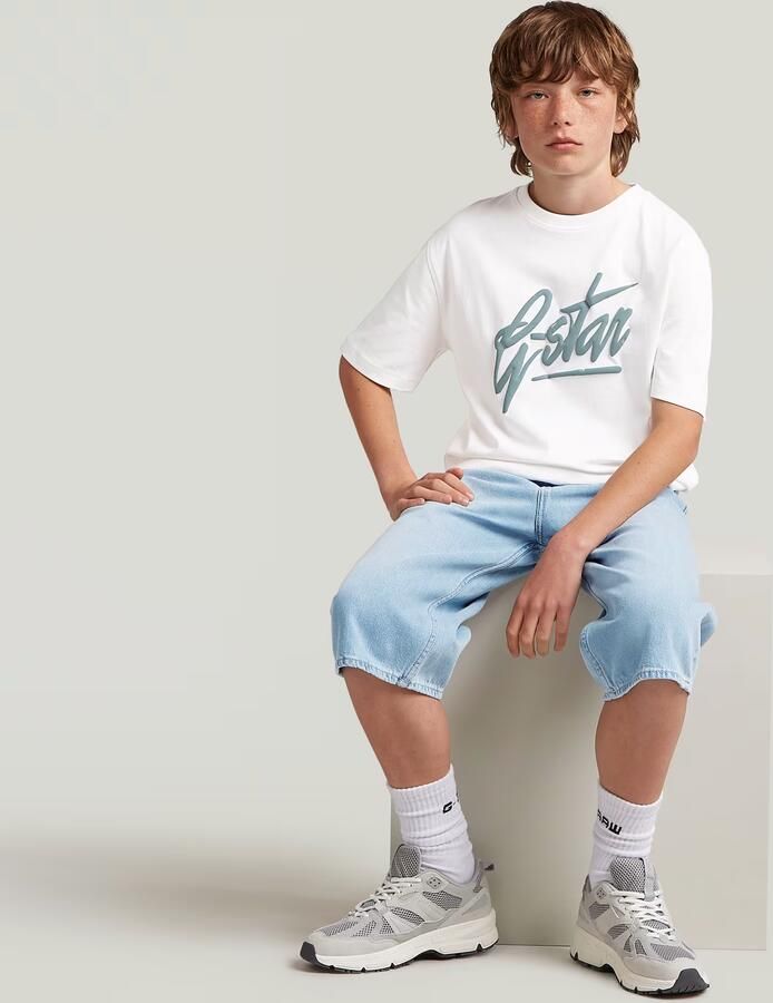 G-Star RAW Dakota Skater Short Jongens Lichtblauw jongens - Foto 3