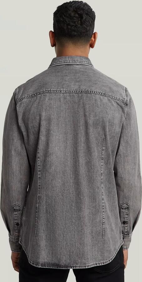 G-Star Raw Overhemd Lange Mouw D23616-D540-H162 SUN FADE GRAPHITE GREY - Foto 5
