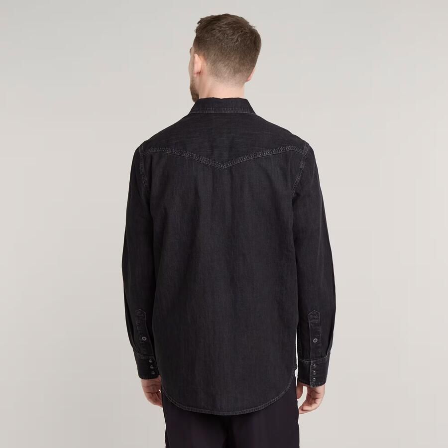 G-Star Raw Slim fit jeansoverhemd met labeldetail model 'Dakota' - Foto 2