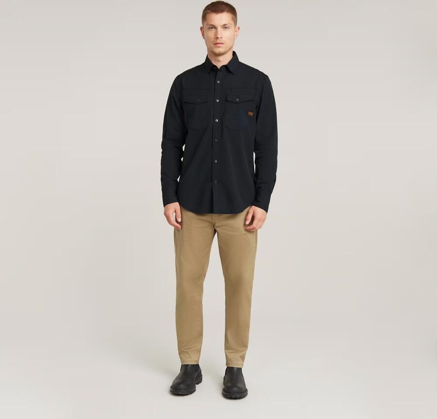 G-Star RAW Dakota Slim Shirt Donkerblauw Heren - Foto 4