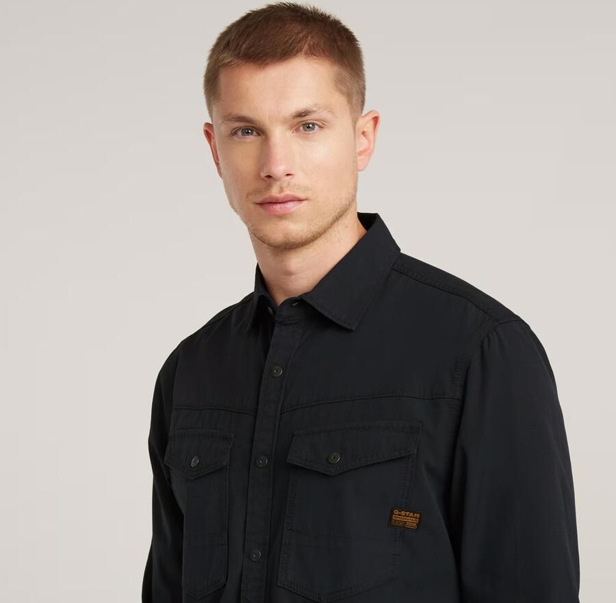 G-Star RAW Dakota Slim Shirt Donkerblauw Heren - Foto 2