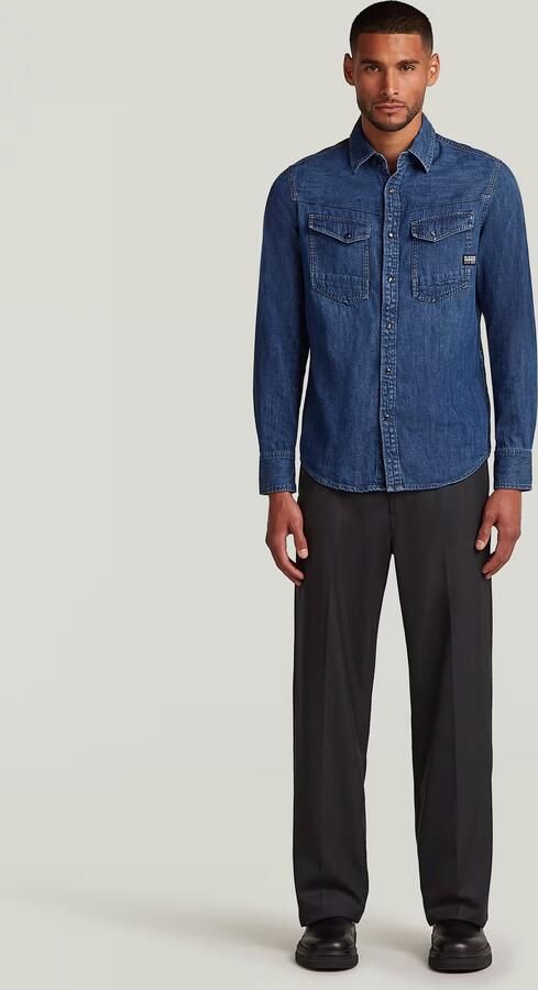 G-Star Raw Overhemd Lange Mouw DAKOTA SLIM SHIRT LS - Foto 4
