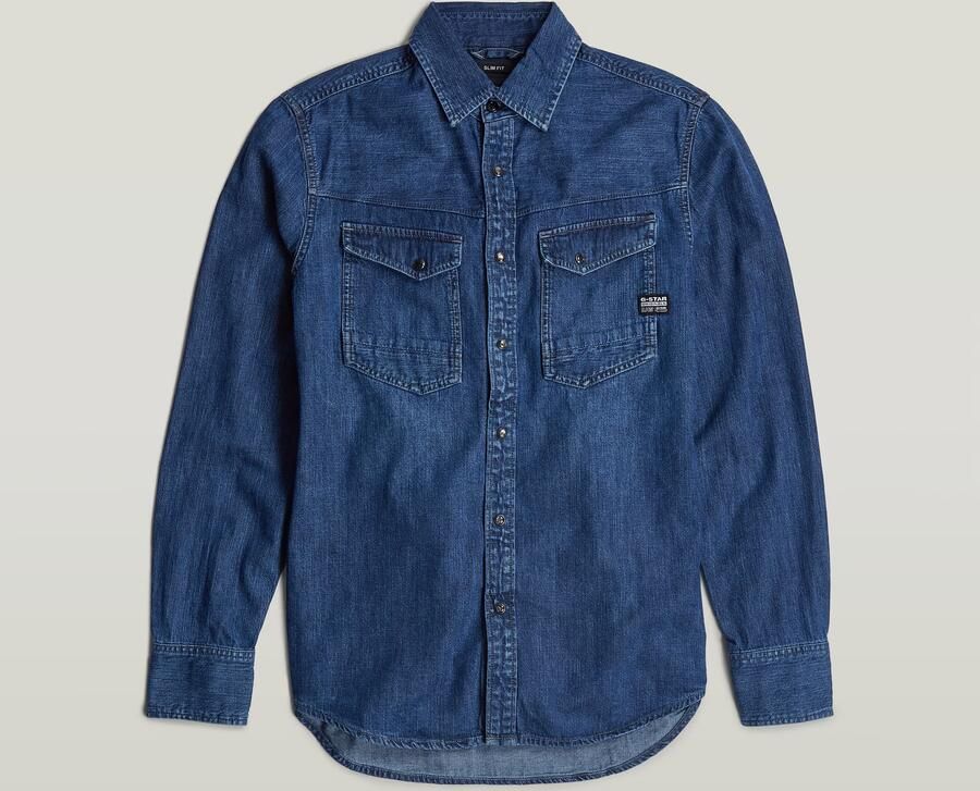 G-Star Raw Overhemd Lange Mouw DAKOTA SLIM SHIRT LS - Foto 7