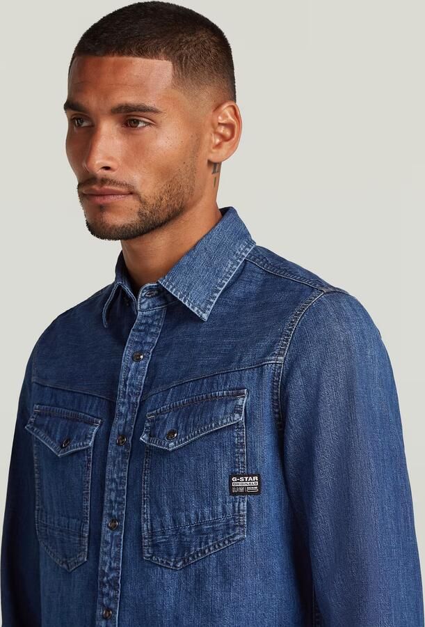 G-Star Raw Overhemd Lange Mouw DAKOTA SLIM SHIRT LS - Foto 2