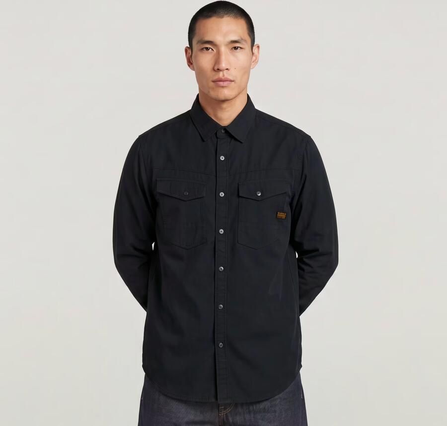 G-Star RAW Dakota Slim Shirt Donkerblauw Heren - Foto 5