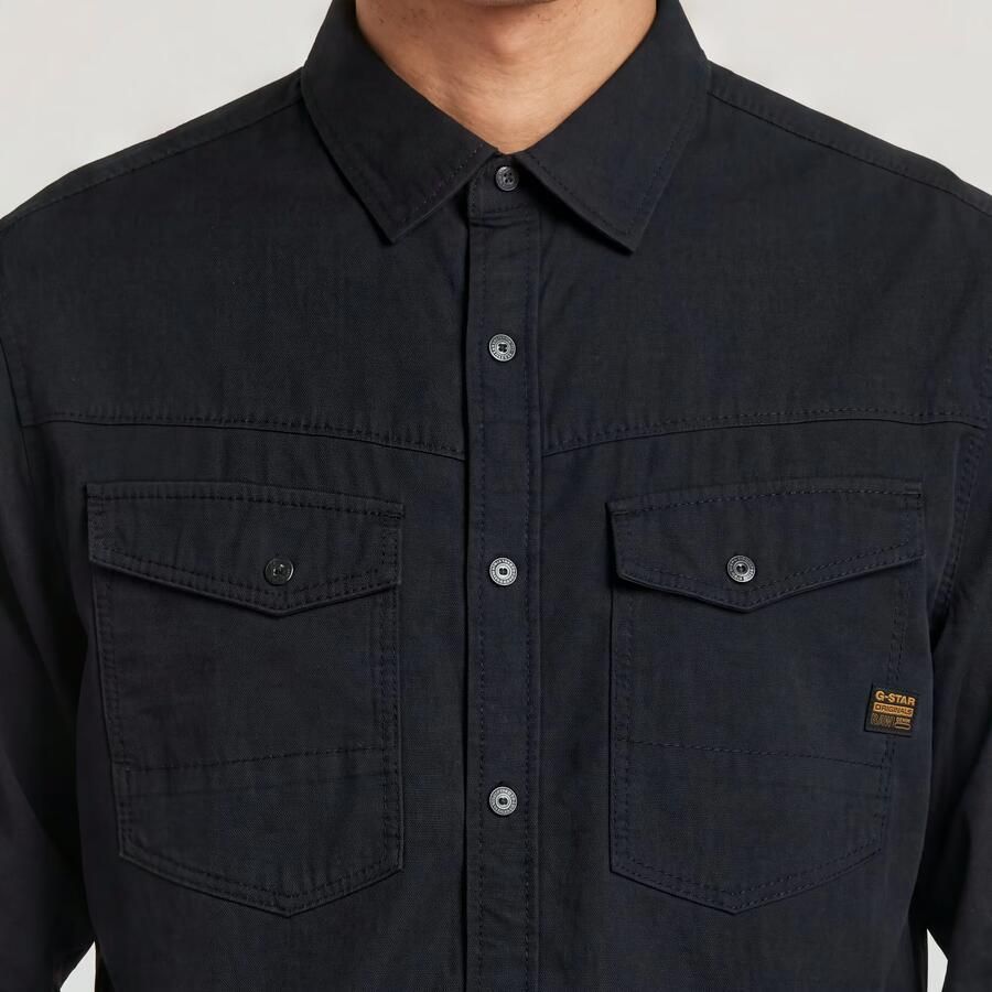 G-Star RAW Dakota Slim Shirt Donkerblauw Heren - Foto 3