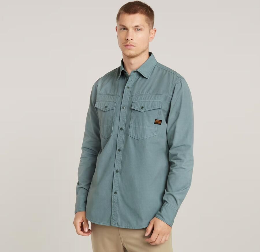 G-Star RAW Dakota Slim Shirt Grijs Heren - Foto 7