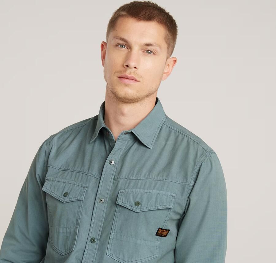 G-Star RAW Dakota Slim Shirt Grijs Heren - Foto 4