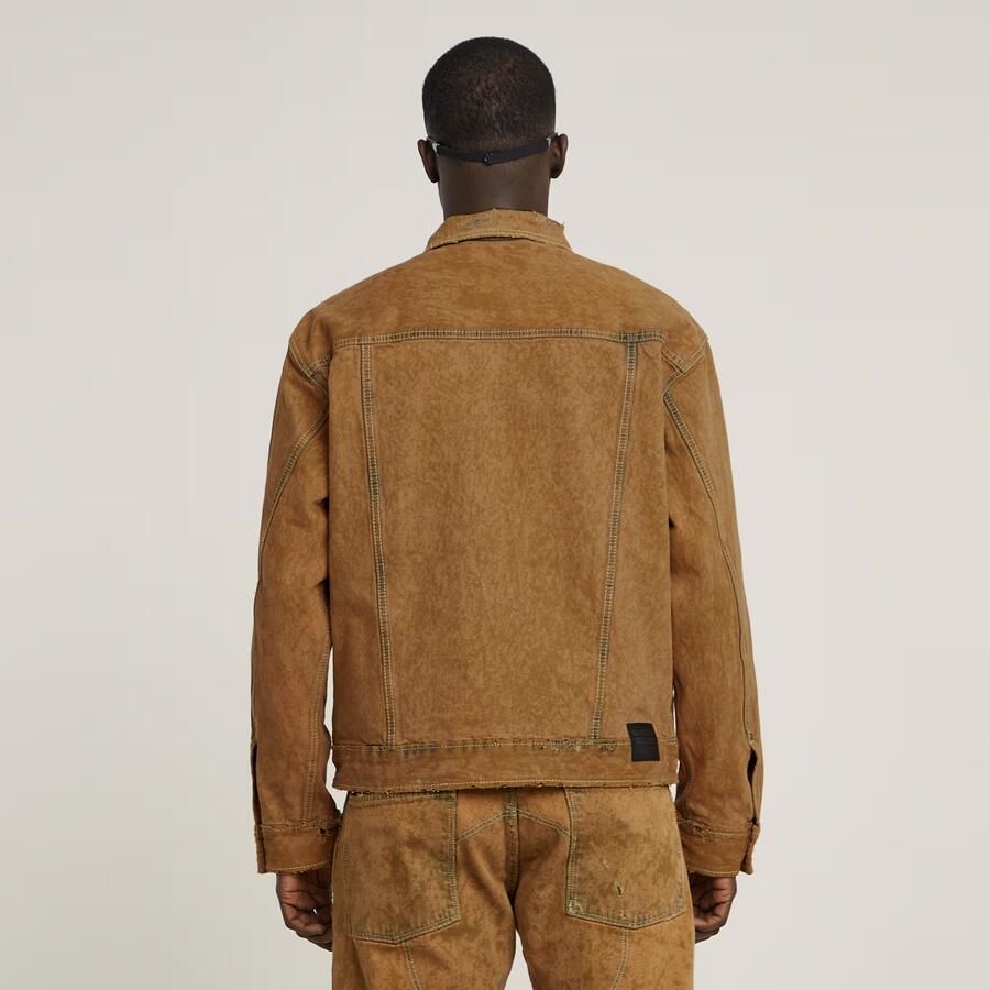 G-Star RAW Dakota Zip Jack Beige Heren