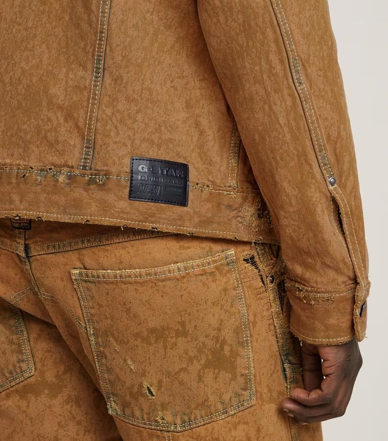 G-Star RAW Dakota Zip Jack Beige Heren - Foto 5