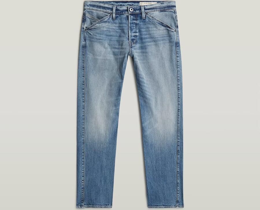 G-Star RAW Dartt Slim Straight Jeans Midden blauw Heren - Foto 6